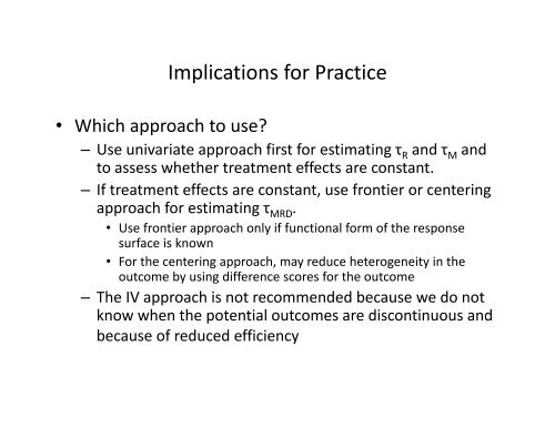 Regression-Discontinuity Design - Institute for Policy Research