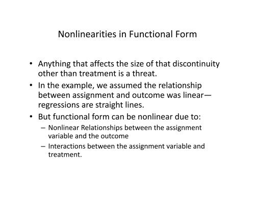 Regression-Discontinuity Design - Institute for Policy Research