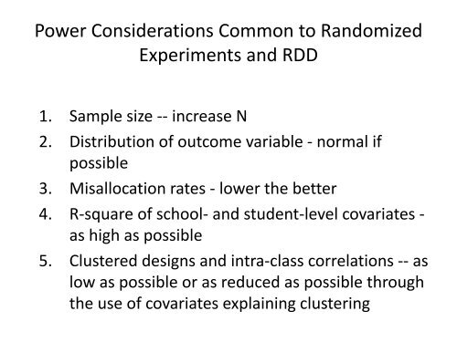 Regression Discontinuity - Institute for Policy Research