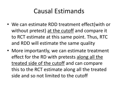 Regression Discontinuity - Institute for Policy Research