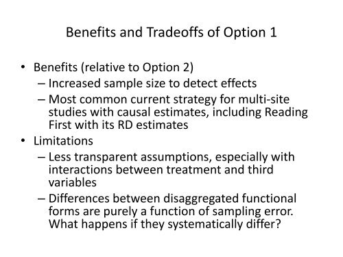 Regression Discontinuity - Institute for Policy Research