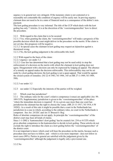 1 Study JAI A3/02/2002 The Netherlands: Dr. Mirjam Freudenthal ...