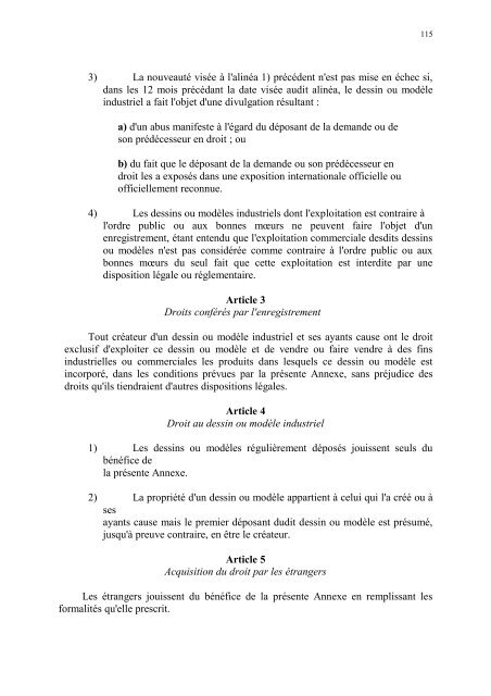 ACCORD PORTANT REVISION DE LÃ«ACCORD DE BANGUI ... - OAPI