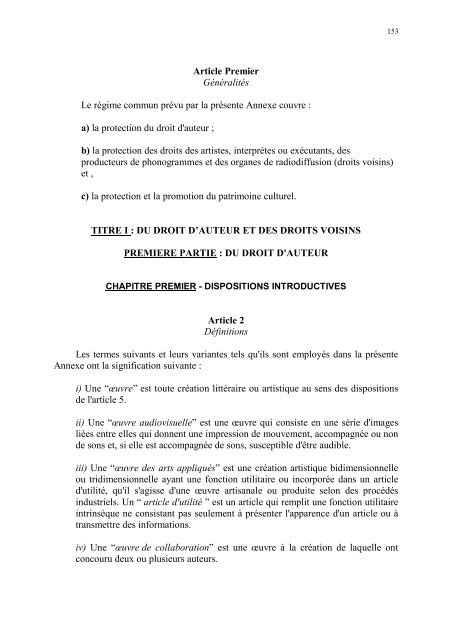 ACCORD PORTANT REVISION DE LÃ«ACCORD DE BANGUI ... - OAPI