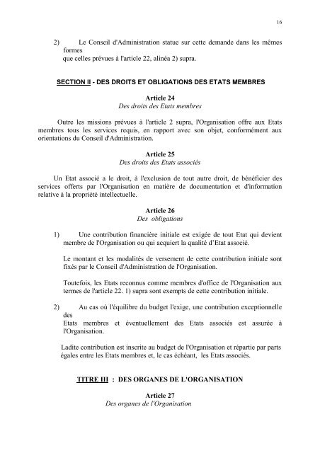 ACCORD PORTANT REVISION DE LÃ«ACCORD DE BANGUI ... - OAPI