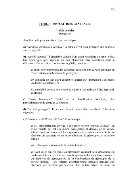 ACCORD PORTANT REVISION DE LÃ«ACCORD DE BANGUI ... - OAPI