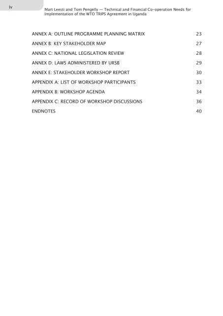 Final Report of Uganda Intellectual Property ... - IPRsonline.org