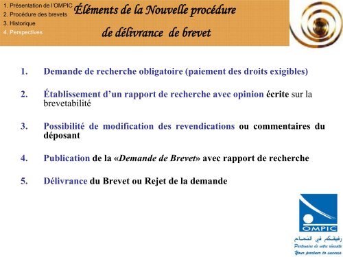 PrÃ©sentation de l'OMPIC - IPRsonline.org