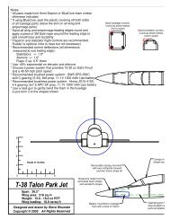 T-38 Park Jet Plans (Assembly D