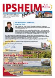 Ausgabe vom 30.10.2013 - Markt Ipsheim