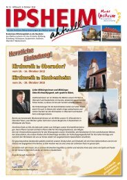 Ausgabe vom 09.10.2013 - Markt Ipsheim