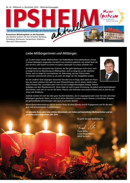 Ausgabe vom 04.12.2013 - Markt Ipsheim