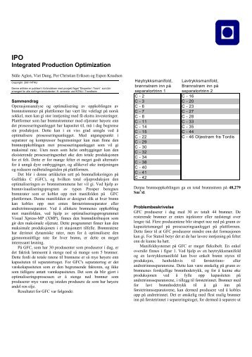 Gruppe 3: Integrated Production Optimization - NTNU