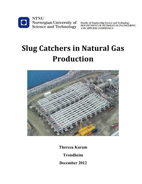 Slug Catchers in Natural Gas Production - NTNU
