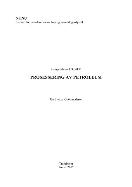 Institutt for petroleumsteknologi og anvendt geofysikk - NTNU