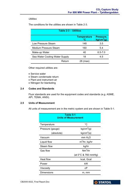 for the proposed 800 MW Combined Cycle Power Plant ...