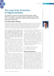 The Large-Scale Production of Oligonucleotides - IPT Online UK ...
