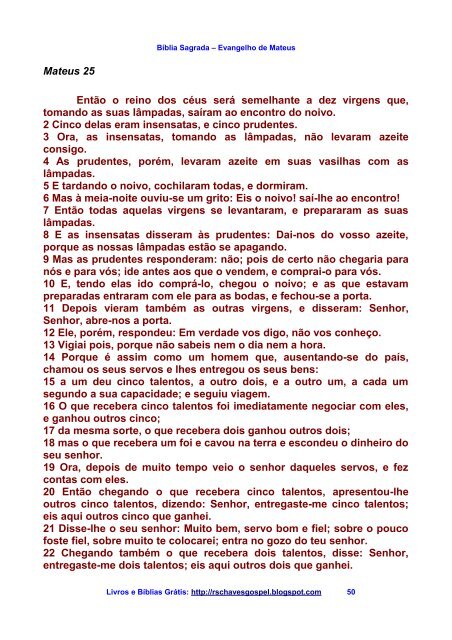 40 - Biblia Sagrada - Evangelho de Mateus PDF.pdf