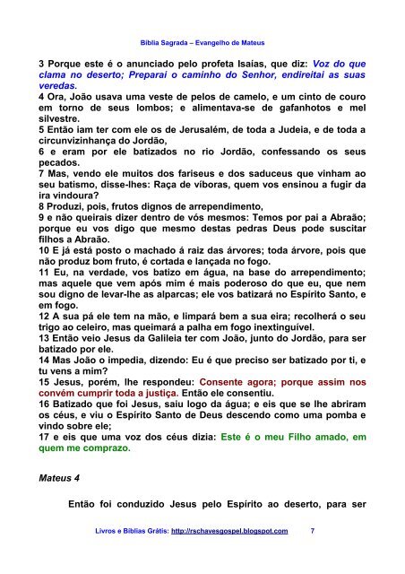 40 - Biblia Sagrada - Evangelho de Mateus PDF.pdf