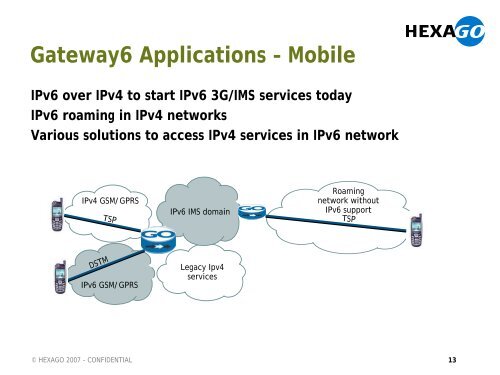 Deploying IPv6 Services over Fixed and Mobile Networks