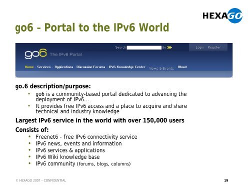 Deploying IPv6 Services over Fixed and Mobile Networks