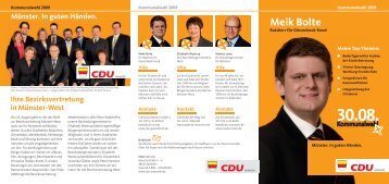 Meik Bolte - Cdu-Ortsunion Gievenbeck