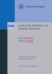 Institut fÃ¼r Parallele und Verteilte Systeme - UniversitÃ¤t Stuttgart