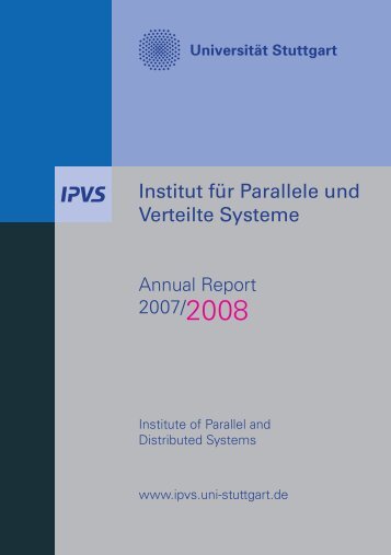 Institut fÃ¼r Parallele und Verteilte Systeme - UniversitÃ¤t Stuttgart