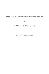 SOMALIA HUMANITARIAN INTERVENTION 1992-1993 by G. P. ...