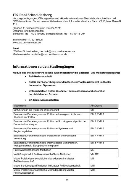 Politik - Institut fÃ¼r Politische Wissenschaft - Leibniz UniversitÃ¤t ...