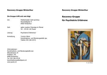 Recovery-Gruppe Flyer - Integrierte Psychiatrie Winterthur - ZÃ¼rcher ...