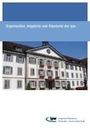 Organisation, Angebote und Standorte der ipw - Integrierte ...