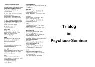 Infoblatt Psychoseseminare (PDF, 2 Seiten, 91 kB) - Integrierte ...