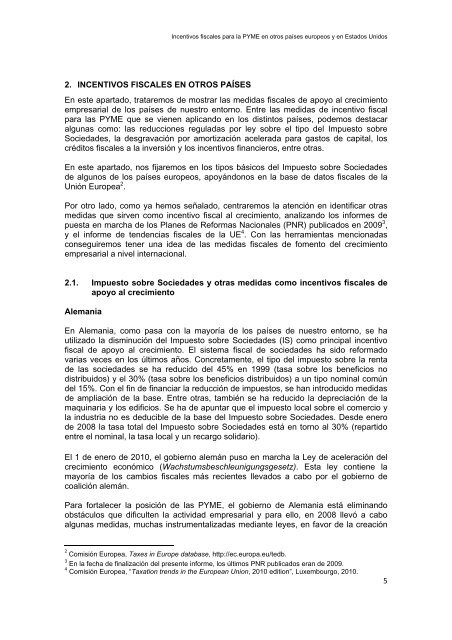 Incentivos fiscales para la PYME en otros paÃ­ses - DirecciÃ³n ...