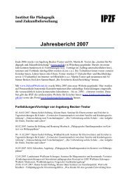 Jahresbericht 2007 - von Ingeborg Becker-Textor und Dr. Martin R ...