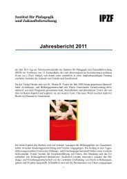 Jahresbericht 2011 - von Ingeborg Becker-Textor und Dr. Martin R ...