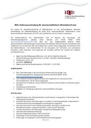 Stellenausschreibung im pdf-Format - IQB - Humboldt-UniversitÃ¤t zu ...