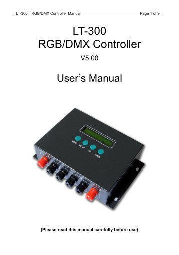 LT-300 RGB/DMX Controller - IQmarket