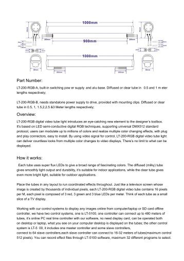 LT-200-RGB LED video tube data sheet.pdf - IQmarket