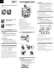 For your safety Getting to know the switch actuator ... - IQmarket