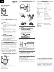 For your safety Binary input introduction Operating and ... - IQmarket