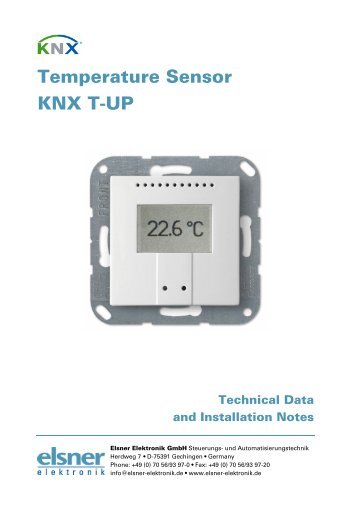 Temperature Sensor KNX T-UP - IQmarket