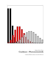 Photonenstatistik - Leibniz Universität Hannover