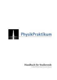Praktikumshandbuch - Leibniz Universität Hannover