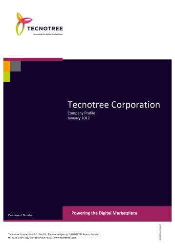 Tecnotree Full Company Profile - IQPC.com