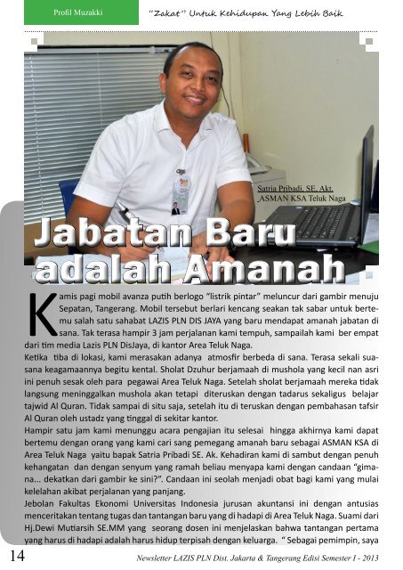 Newsletter edisi smtr II/2013