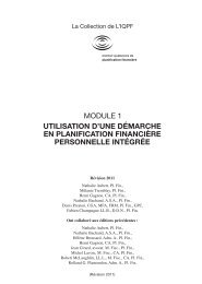 module 1 utilisation d'une dÃ©marche en planification ... - IQPF