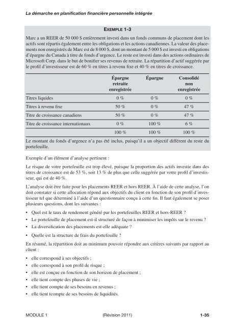 module 1 utilisation d'une dÃ©marche en planification ... - IQPF