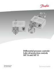 Differential pressure controls/ Lube oil protection ... - IranAct.com
