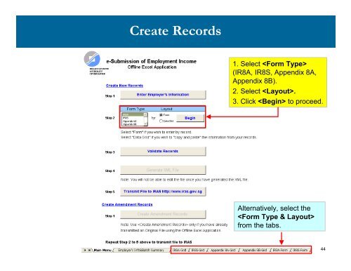 Offline Excel Application - IRAS